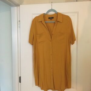 Lulus Mustard Yellow Women’s Dress